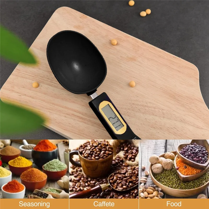 Cuchara Báscula Digital de Cocina – Alta Precisión 0,1g hasta 500g con Pantalla LCD