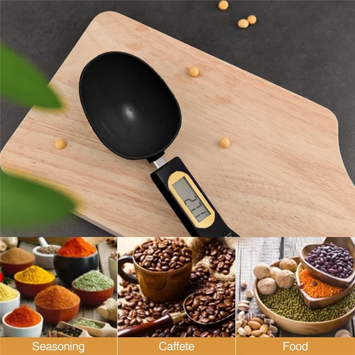 Cuchara Báscula Digital de Cocina – Alta Precisión 0,1g hasta 500g con Pantalla LCD